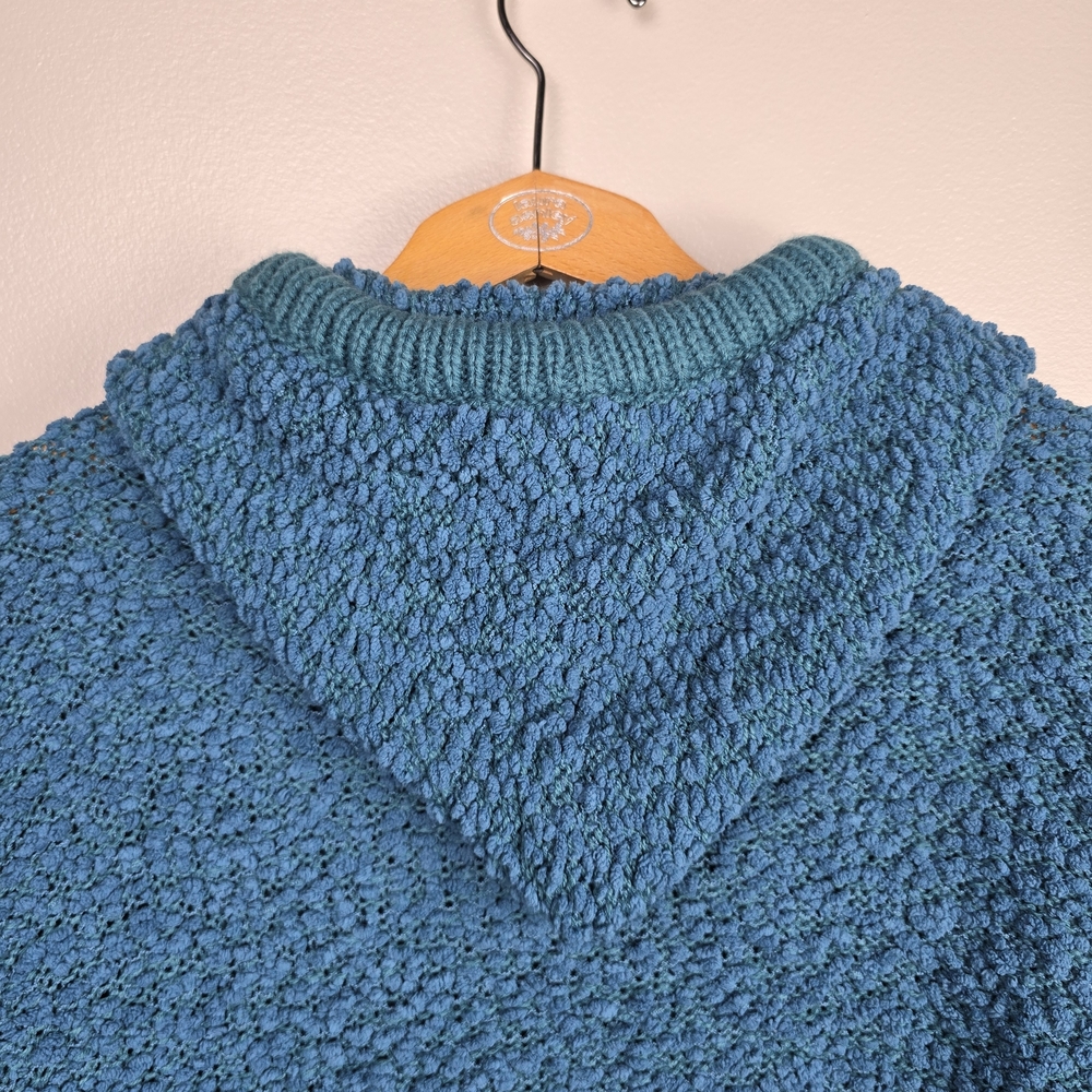 Pol Anthropologie POL15 Women's Sz Large Popcorn  Pullover Sweater Hooded - Picture 5 of 6